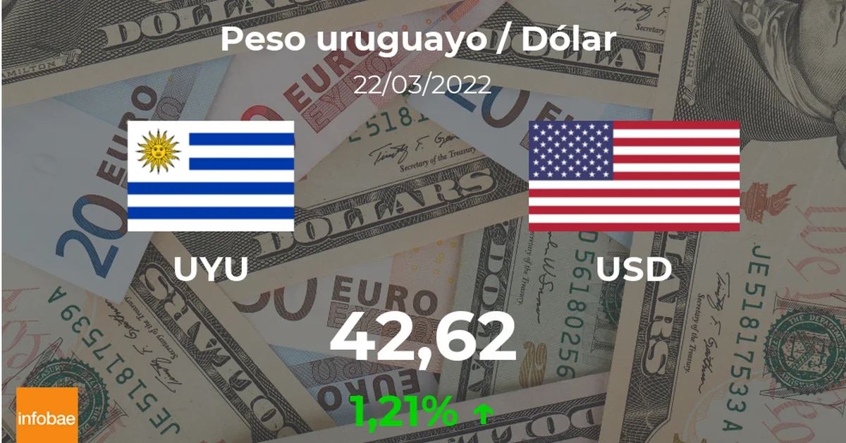 Dollar: opening price today March 22 in Uruguay
