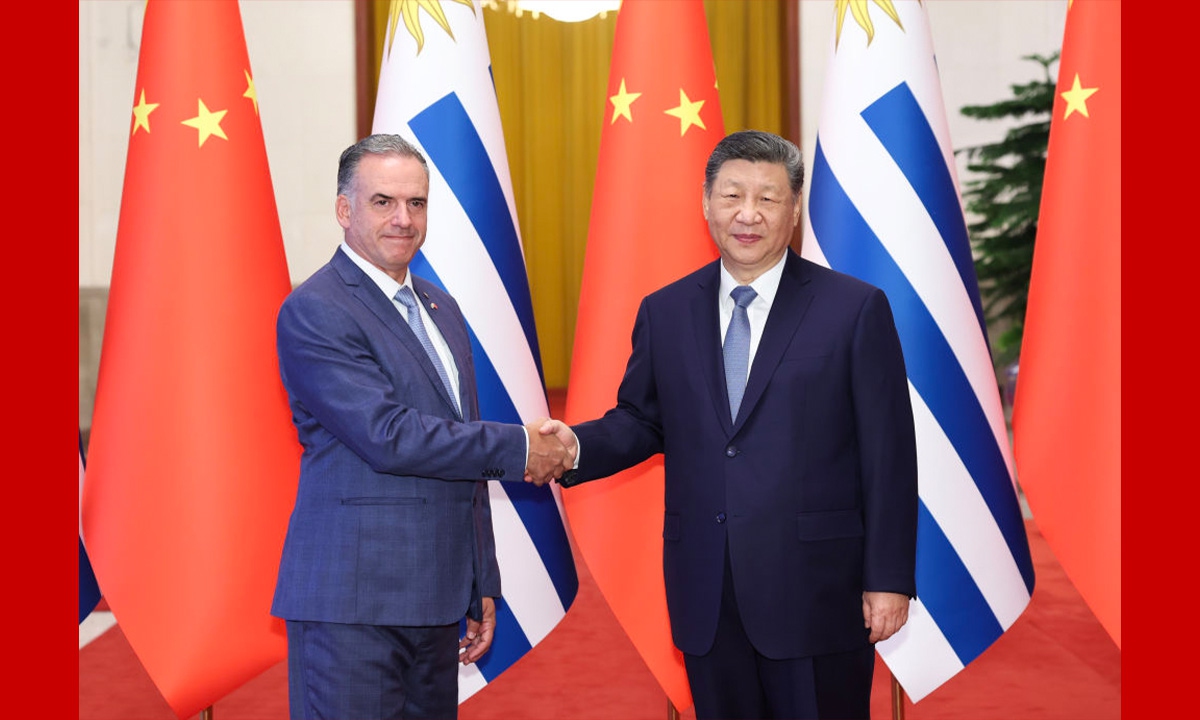 Xi calls for cooperation with Uruguay in multiple areas during Orsi&rsquo;s visit